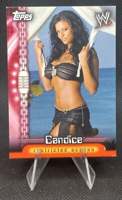 2006 Topps WWE Insider Restricted Access - Divas #D1 - Candice