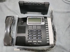 Allworx 9212P Voip IP set tested defaulted w/stand, handset, desi's, & coil cord