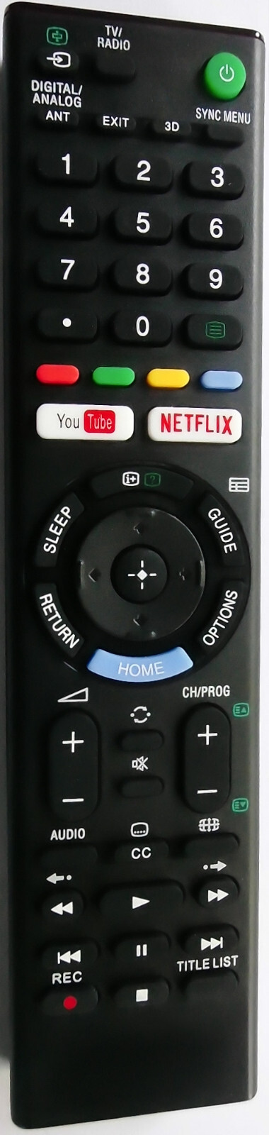 Telecomando di ricambio per Sony TV | KD-49X8307C | KD-49X8308C | KD-49X8309C | KD-49XD7005 | KD-49XD8005 | KD-49XD8077