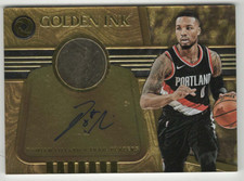 DAMIAN LILLARD 2017-18 OPULANCE 14K GOLD AUTO GOLDEN INK #/20 🔥 HIGH BOOK VAL🔥