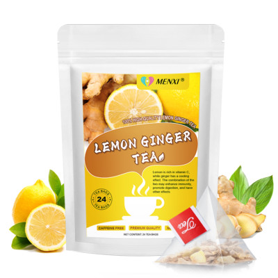 24 Bags Turmeric Ginger Cinnamon Tea No Additive Support Brain Weight Sleep-Skin