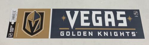 Las Vegas Golden Knights 12 Inch X 3 Inch Bumper Sticker Made By WinCraft!