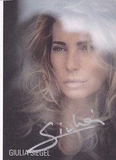 Autogramm - Giulia Siegel