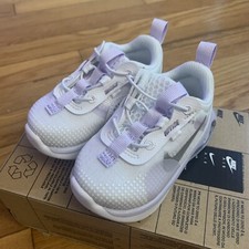   Nike Air Max 2021 TD White/Metallic Silver Sneakers DB1110 100 Toddler Size 4C