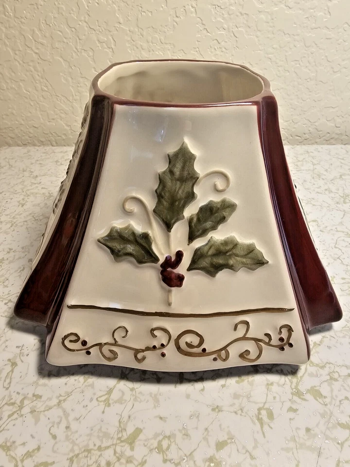 Yankee Candle Holly Arándano Topper Tono Tarro Grande Navidad Vacaciones LEER Foto 2 de 4