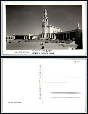 PORTUGAL RPPC Photo Postcard -Cova Da Iria, Sancuary Of Fatima, The Basilica R36