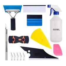Car Window Tint Application Tools Kit, Car Vinyl Wrap Tool Window Tint Squeeg...