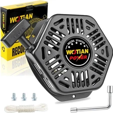 Metal Recoil Starter for Champion 389cc, 420cc Generators - Quick Return