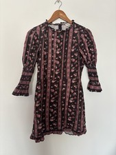 Urban Outfitters Floral Stripe Mini Dress – Women’s UK 10 