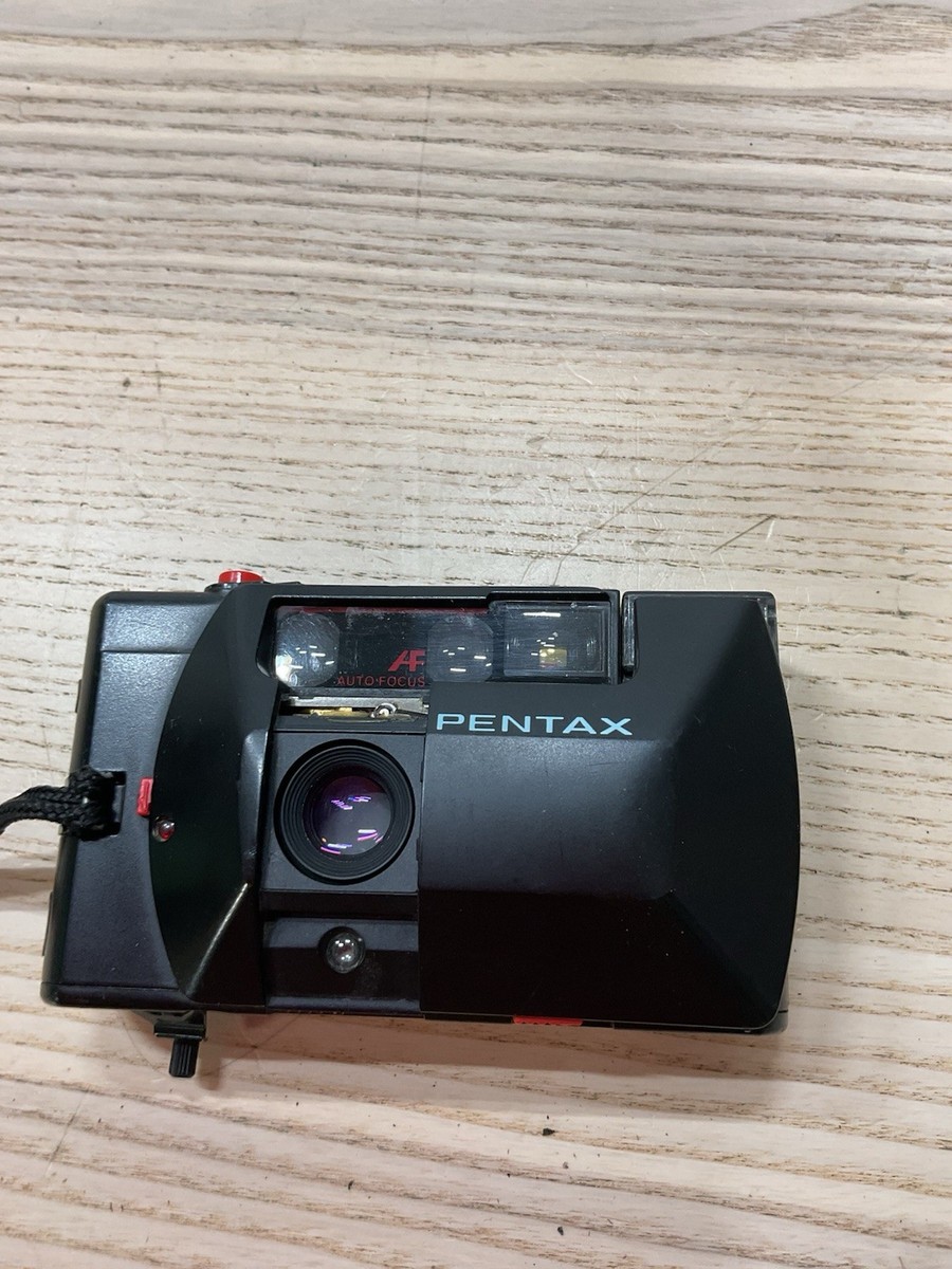 Pentax PC35 AF 35mm Film Camera 35mm Lens Black AS/IS PARTS