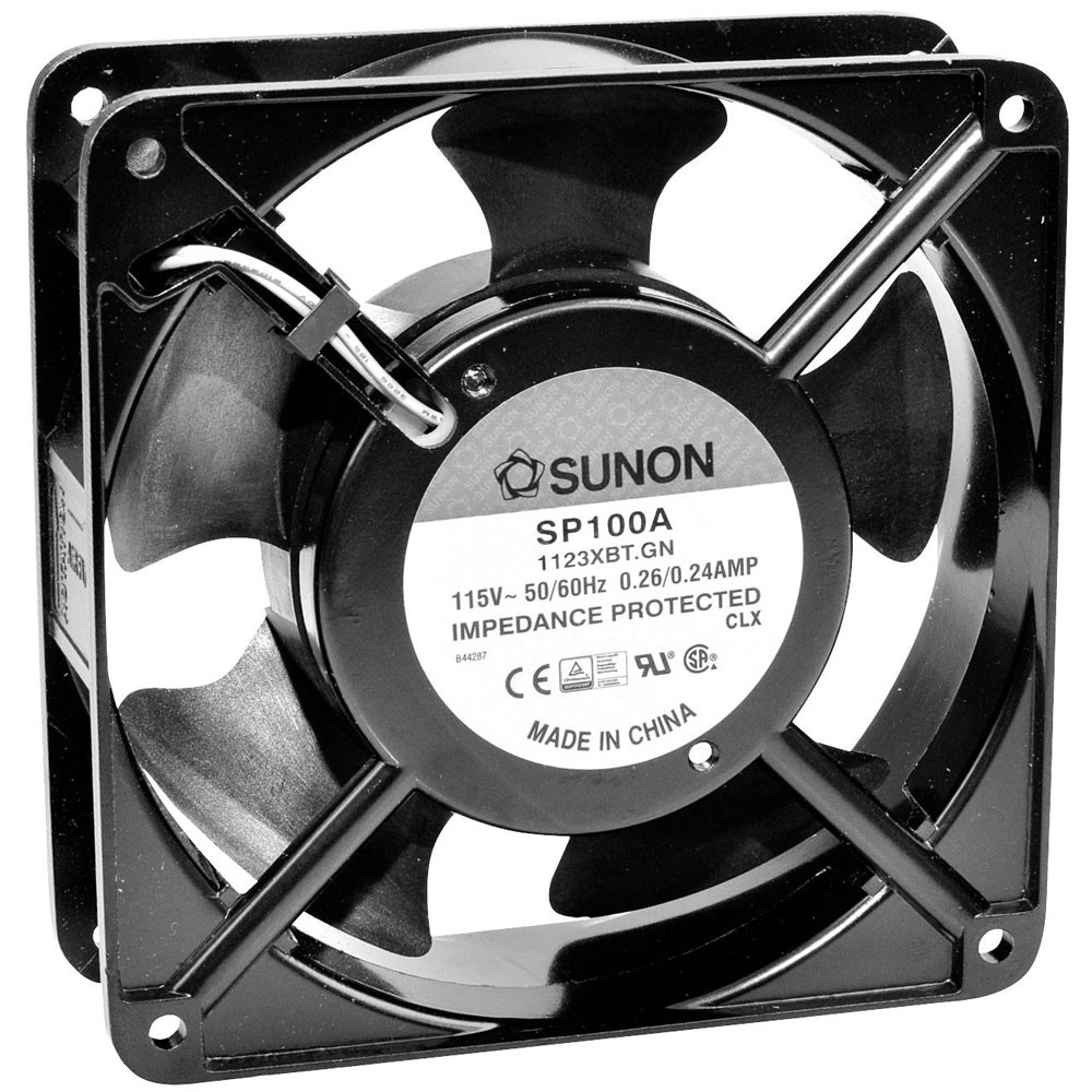 Sunon Axial Fan 230V AC 161.36m³/h 38x120x120mm