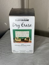 Rust-Oleum Dry Erase Paint Kit White Writable Erasable Finish New Open Box