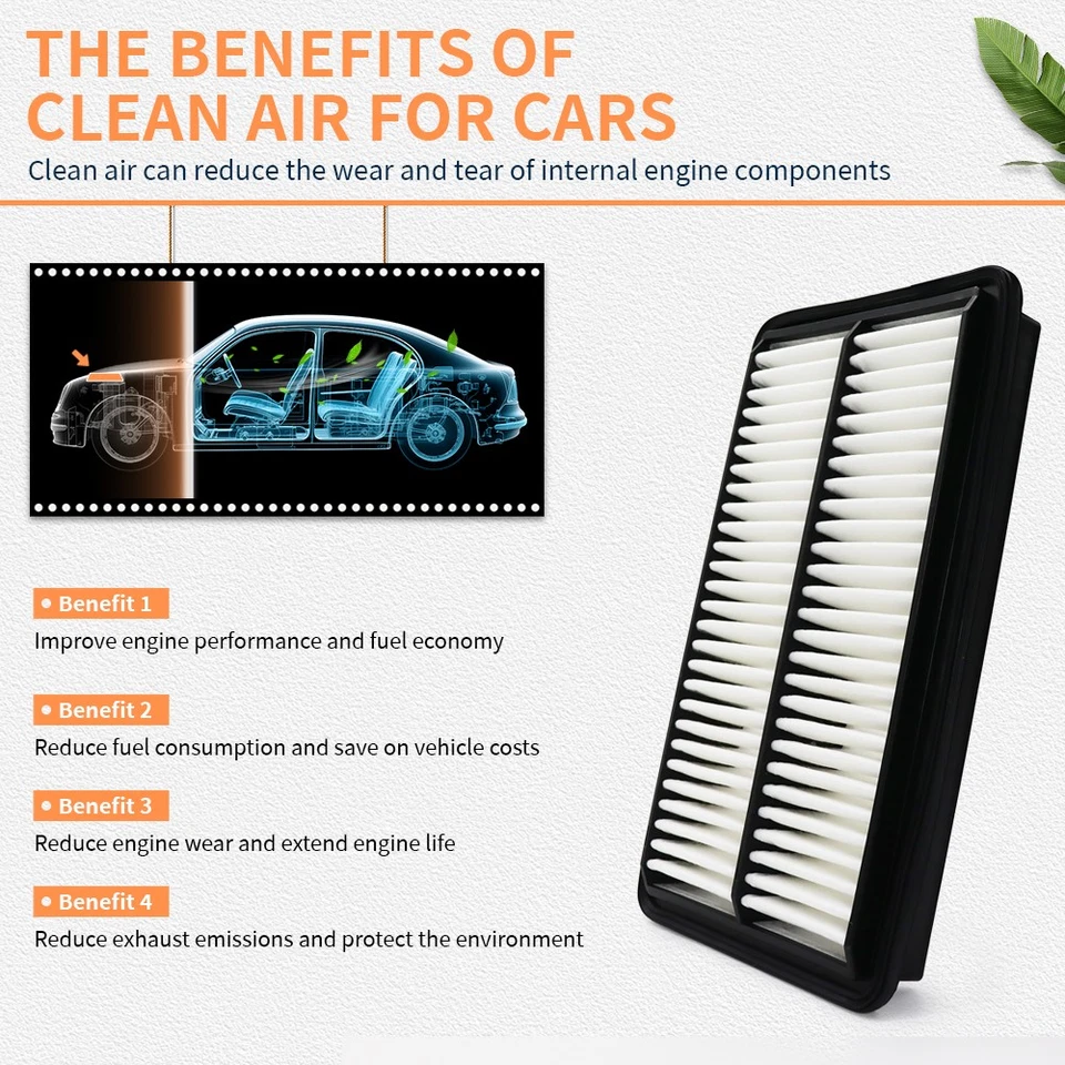 1X Filtro de aire del motor para Mazda Tribute Ford Taurus Escape Mercury Sable Mariner Foto 4 de 4