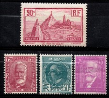 France 1937/38 n°394-397-358 neufs**