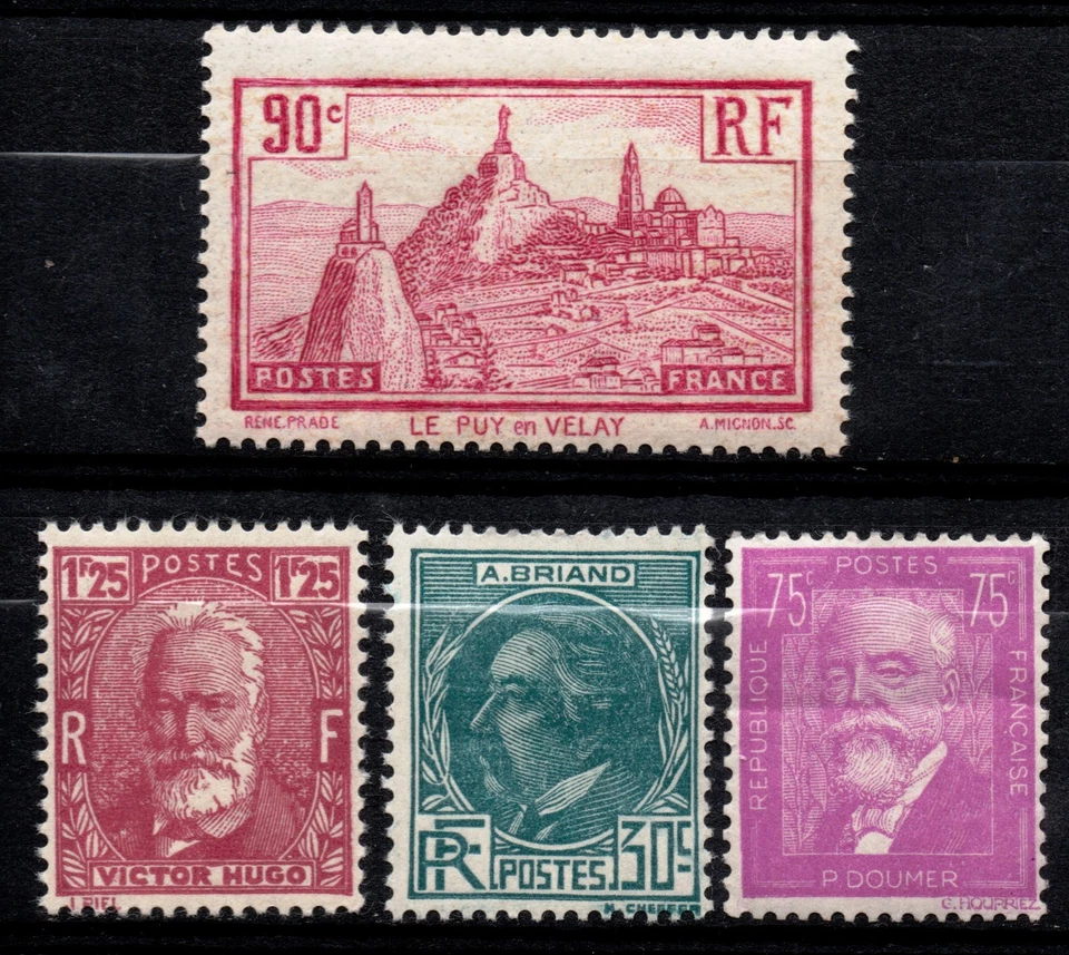 France 1933 du n°290 au n°293 neufs** - Photo 1/1
