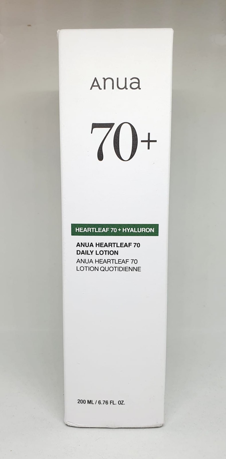 Anua Heartleaf 70+ Daily Lotion 200ml–Hyaluron Hydration–New&Boxed-GENUINE