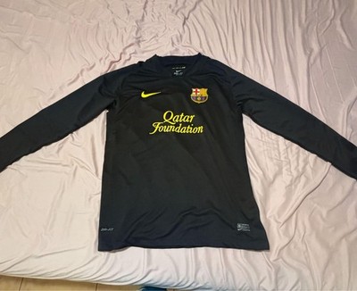 Lionel Messi #10 Barcelona 2011/12 Away Jersey Long Sleeve Retro