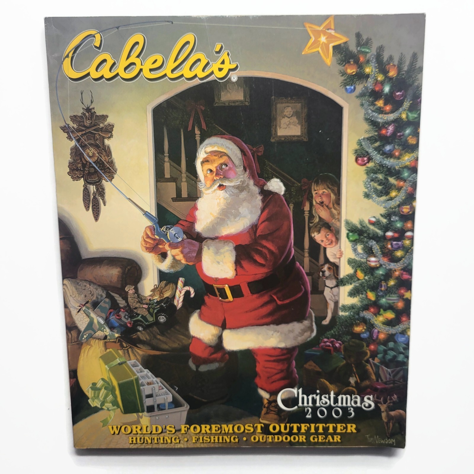 Vintage 2003 Cabelas Christmas Catalog Hunting Outdoors Clothing Gifts Shoes Gun