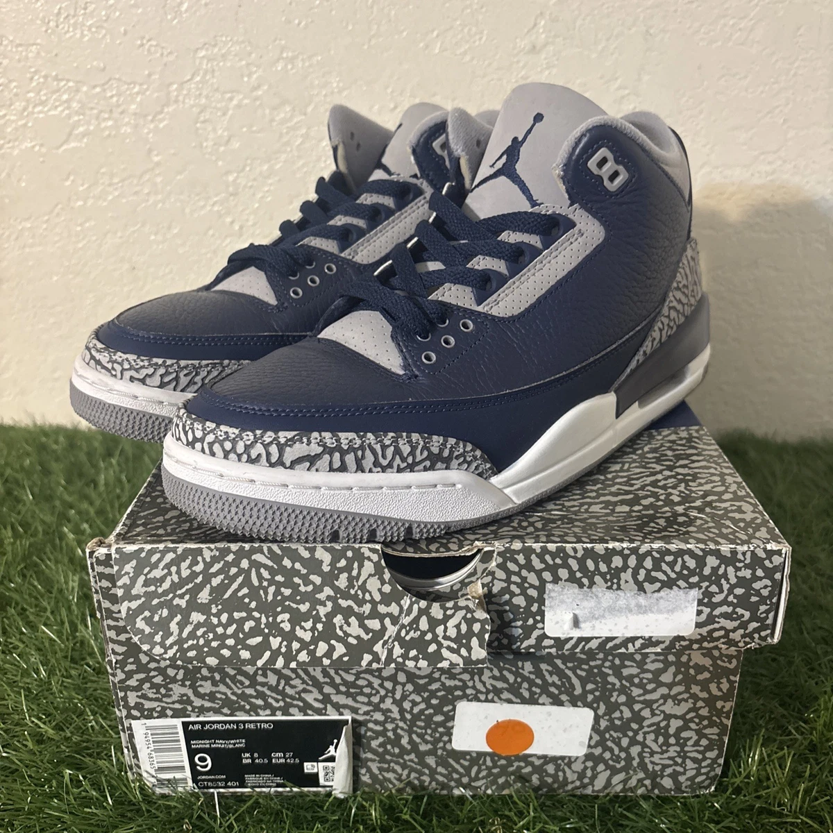Jordan 3 Retro Midnight Navy for Sale - Authenticity Guaranteed - eBay