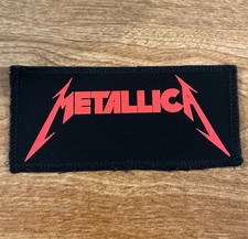 NEW XL Metallica Sew On Cloth Band Patch 6 X 3