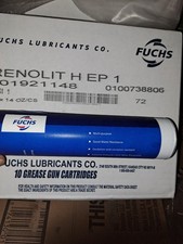 Fuchs Renolit H Ep 1 Grease Gun Cartridges 10-14oz Case