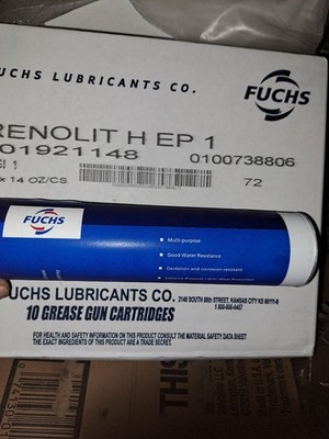 FUCHS RENOLIT H EP 1  Grease Gun Cartridges 10-14oz case