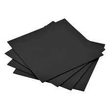 Black EVA Foam Sheets 10 x 10 Inch 3mm Thickness for Crafts DIY Projects, 4 Pcs