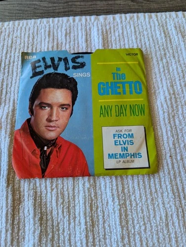 Elvis Presley Any Day Now / In the Ghetto RCA 45 RPM Vintage 1969 Victor Record