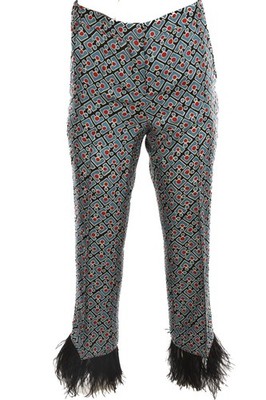 LA DOUBLE J MULTI SEIDE GERADES BEIN HOSE XSMALL