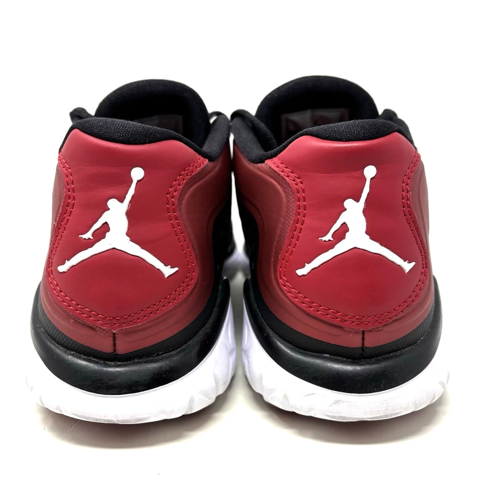 Nike Air Jordan Flight Flex Trainer 2 Hombres Talla 10.5 Negro Rojo Correa 768911-001 Usado en Excelente Condición Foto 3 de 4
