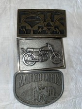 Raleigh lights- Motorcycle-Geometric Belt Buckle Assortment 3 - Great Buckles