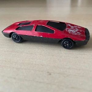 Red Racer Car Toy Mini Cyber Futuristic Hot Rod Unbranded - sold as shown