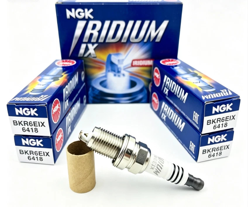 4 Pack Genuine NGK 6418 Iridium IX Spark Plugs BKR6EIX for GM Audi VW Subaru BMW