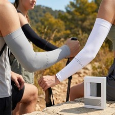 3 Pair Ice Silk Cooling Arm Sleeves Sun Protection For Outdoor Sports
