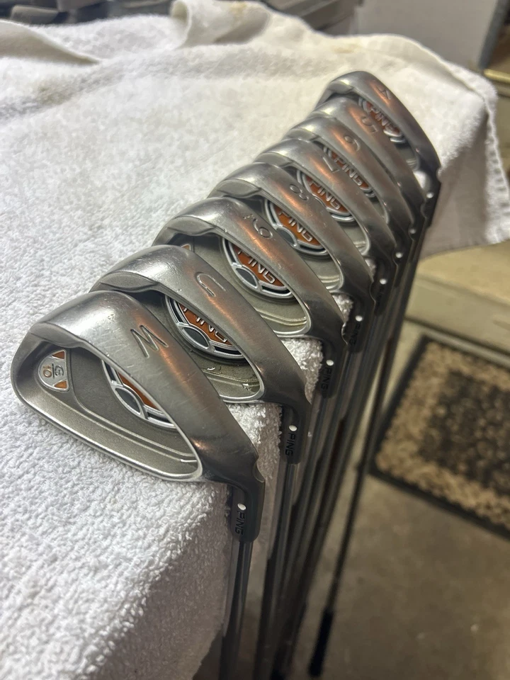 Ping G10 White Dot 4 thru PW plus UW (8 Clubs) Plus 1” Custom Length 3 Degree UR - Image 2 of 4