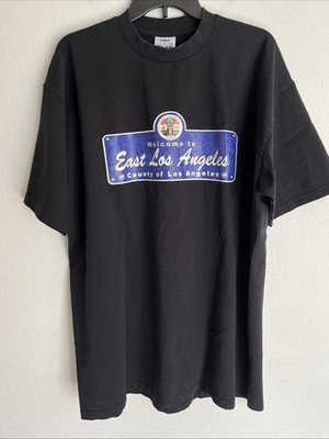 Pro Club Heavy Weight East LA Graphic T-Shirt Men 2XL Tall Black