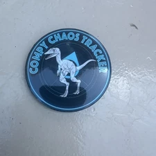 Universal Studios Hollywood Jurrasic World Compy Chaos Tracker Button 2"