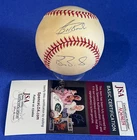 Barry Bonds & Bobby Bonds Signed RON Baseball  JSA COA AQ69039