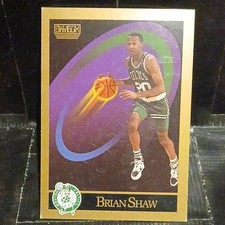 SkyBox NBA Basketball 2-Card Lot Brian Shaw Boston Celtics 1989-90 Season 1990