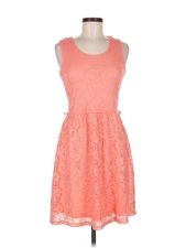 Justify Women Orange Cocktail Dress M