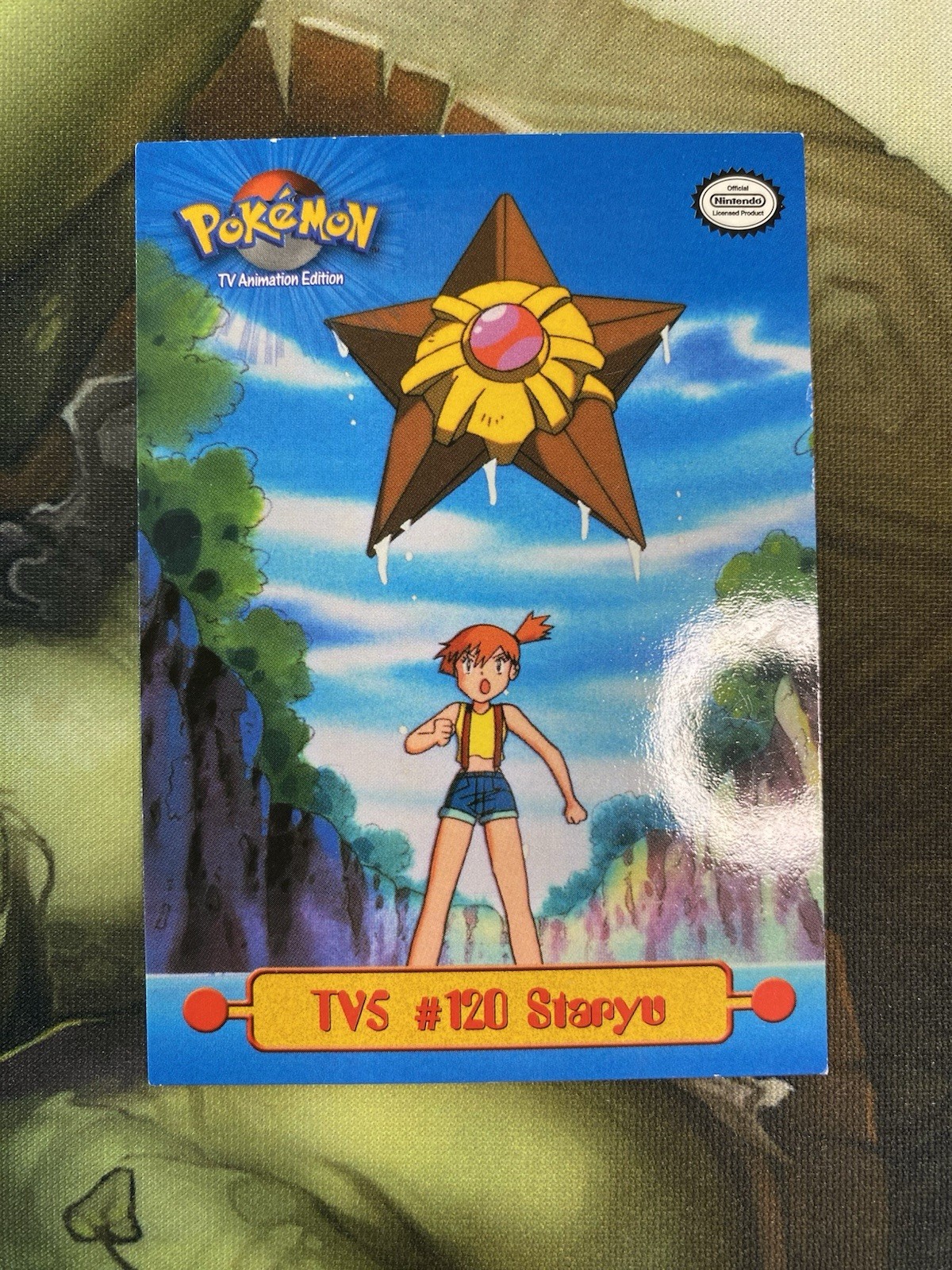 Staryu Misty 1999 Topps TV Animation Edition Pokemon TCG Card #TV5 Vintage