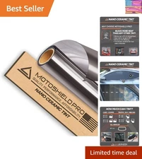 Lifetime Fade-Free Nano Ceramic Tint - 99% UV Ray Rejection & Easy Application