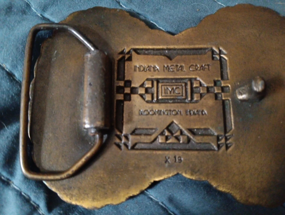 Vintage Belt Buckle Pinkertons Gallery The James Boys - Image 2 of 2