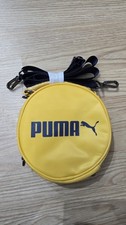 Borsa a tracolla PUMA Prime Time Round Bag rotonda gialla borsa crossbody nuova