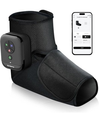 Comfytemp Portable Foot Massager with Heat, App Control, Cordless, 2 packs. New