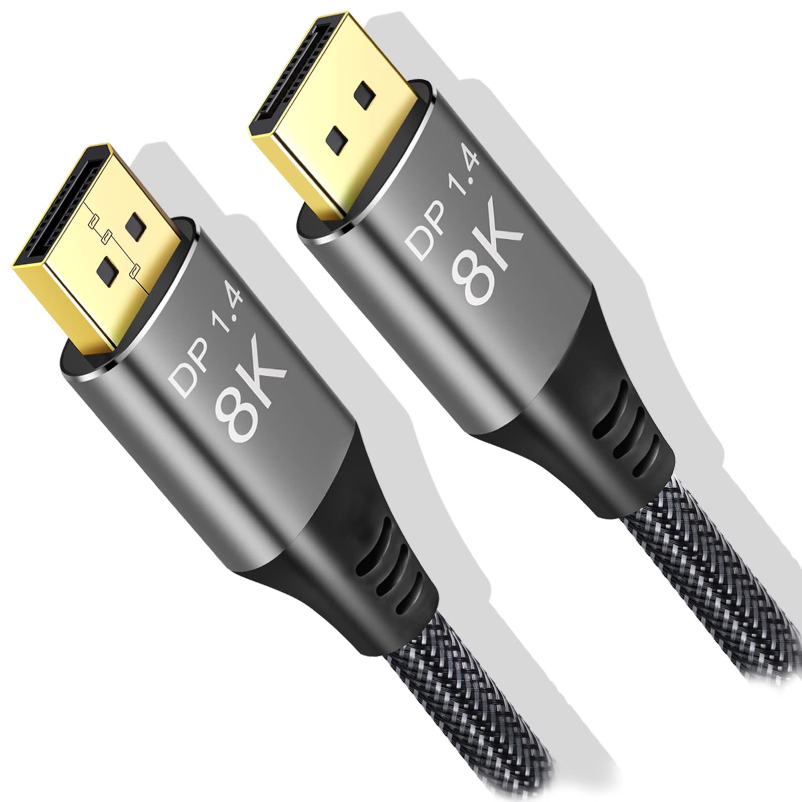 8K DisplayPort 1.4 Cable 15ft - 4K 144Hz 8K 60Hz HBR3 Ultra HD 5m