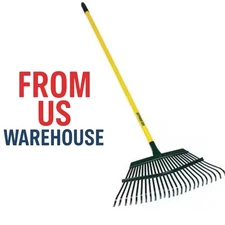 Seymour Midwest 43106Gra 18 In Steel Flex Leaf Rake, 23 Tines, 48 In L Steel