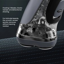 Men Electric Shaver Pop-up Trimmer Rotary Razor Beard Shaving Rechargeable 12