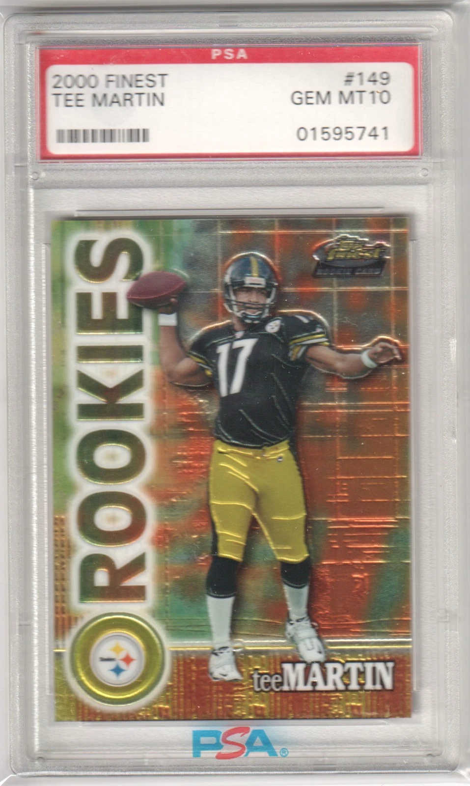 Tee Martin Finest #149 Base