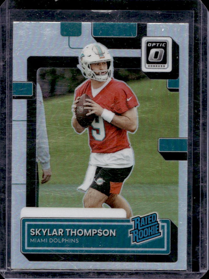 2022 Donruss Skylar Thompson Optic Rated Rookie Preview Holo RC #P-375